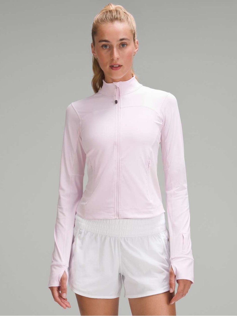 🌸 NWOT Lululemon Lightweight Running Jacket Women's Size 8 Meadowsweet Pink
